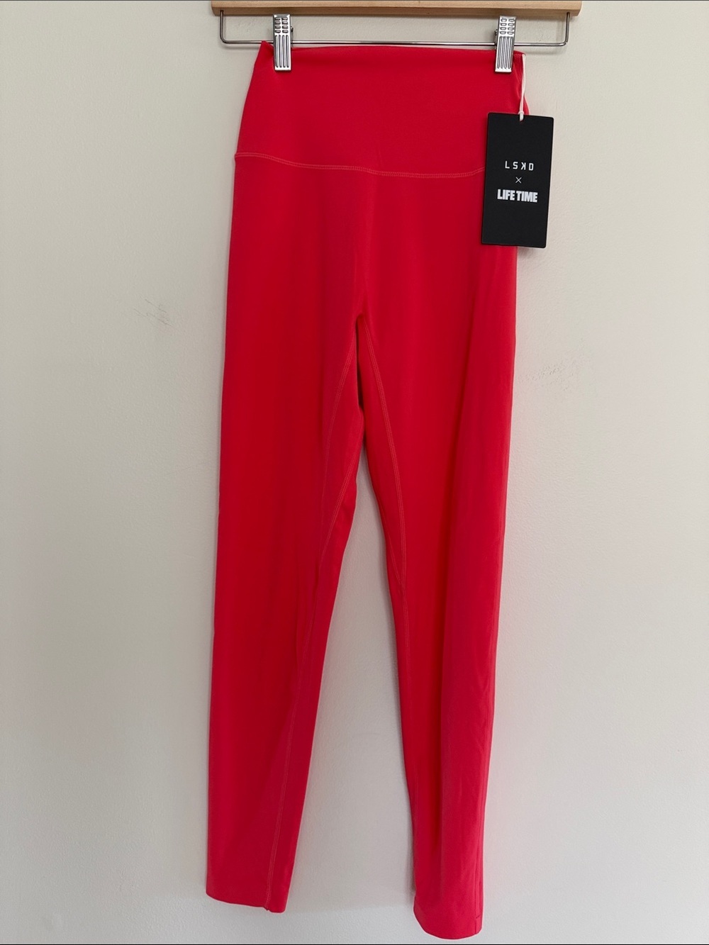 LSKD x Life Time Red High-Waist Leggings - Picture 2 of 9